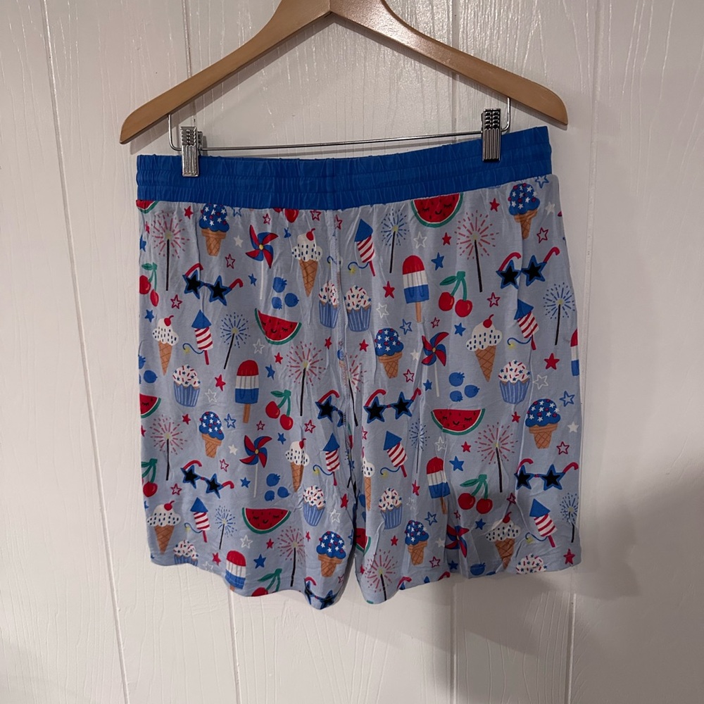 Little Sleepies Blue Shorts - Picture 4 of 6